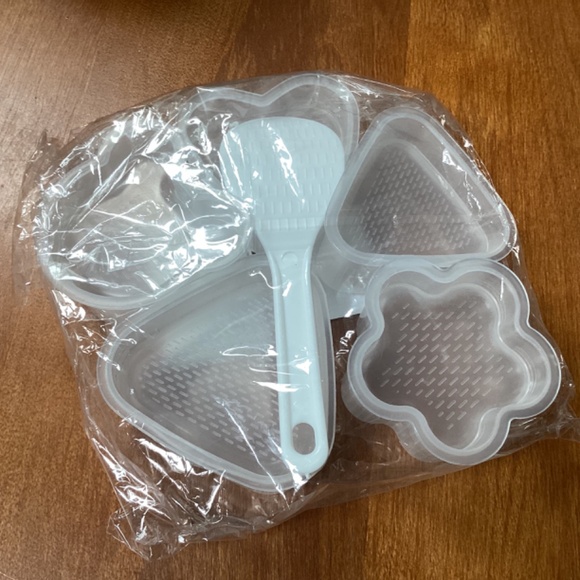 Sushi/Rice Roll Mold Transparent 5 Piece Set + Rice Spoon New - Picture 4 of 5